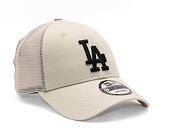 Kšiltovka New Era 9FORTY Trucker MLB Home Field Los Angeles Dodgers Stone / Black