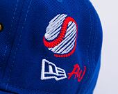 Kšiltovka Adam Wave New Era 59FIFTY MLB Authentic Performance Toronto Blue Jays Fitted Team Color
