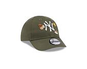 Dětská Kšiltovka New Era 9FORTY Kids MLB Outdoor New York Yankees New Olive / White