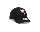 Dětská Kšiltovka New Era 9FORTY Kids MLB Outdoor New York Yankees Black / White