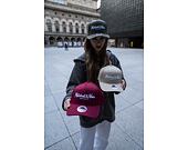 Kšiltovka Mitchell & Ness - Branded Pinscript Classic Red - Burgundy/White