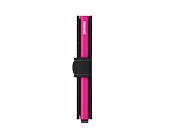 Peněženka Secrid Miniwallet Matte Black & Fuchsia