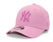 Dětská kšiltovka New Era 9FORTY Kids MLB League Essential New York Yankees Fondant Pink / Fondant Pi