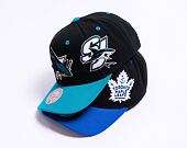 Kšiltovka Mitchell & Ness Overbite Pro Snapback San Jose Sharks Black