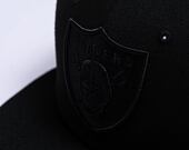 Kšiltovka New Era - NFL Black on Black 59FIFTY - Las Vegas Raiders - Black