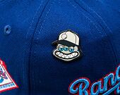 Kšiltovka New Era 59FIFTY MLB Coops Pin Retro Crown Texas Rangers Cooperstown Team Color