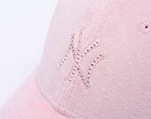 Dámská Kšiltovka New Era - MLB Diamante Velour 9FORTY - NY Yankees - Pink