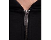 Mikina Karl Kani - Woven Signature Chrome Zip Hoodie - black