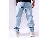 Kalhoty Karl Kani - Og Baggy Five Pocket Flames Denim - bleached blue