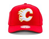 Kšiltovka Mitchell & Ness - Calgary Flames - Team Ground 2.0 Pro Snapback - Red