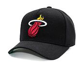Kšiltovka Mitchell & Ness - Miami Heat - Kicking Wool Pro Strapback - Black