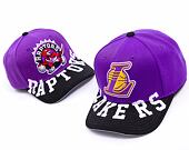 Kšiltovka Mitchell & Ness - Los Angeles Lakers - Underarch Pro Snapback - Purple