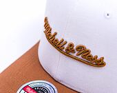 Kšiltovka Mitchell & Ness - Branded - Comfy Core Stretch Snapback - White-Tan