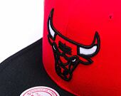 Kšiltovka Mitchell & Ness - Chicago Bulls - Pipe Snapback - Red