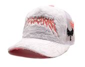 Kšiltovka Reflection Luxury Fuzzy Trucker - White / Candy Pink