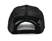 Kšiltovka New Era - Branded Oval Distress Patch 9FORTY Trucker - Black