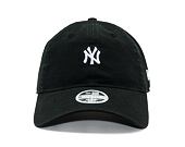 Dámská Kšiltovka New Era - MLB Mini Washed 9TWENTY - NY Yankees - Black / White