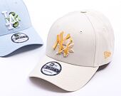 Kšiltovka New Era - MLB Floral Icon 9FORTY - NY Yankees - Ivory / Yellow