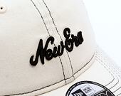 Kšiltovka New Era - Branded Contrast stitch 9TWENTY - Ivory / Black