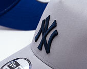 Kšiltovka New Era - MLB Side Patch 9FORTY Trucker - NY Yankees - Grey