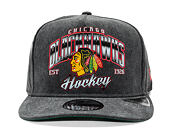 Kšiltovka New Era -  9FIFTY A-Frame NHL Washed - Chicago Blackhawks - Black