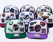 Kšiltovka Mitchell & Ness - Gridlock Trucker - Boston Celtics - White