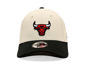 Dětská Kšiltovka New Era - NBA Color Block 9FORTY - Chicago Bulls - Stone / Black