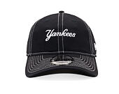 Kšiltovka New Era - MLB Contrast Stitch 9TWENTY - NY Yankees - Navy / White