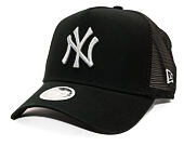 Dámská Kšiltovka New Era - MLB Metallic 9FORTY Trucker - NY Yankees - Black