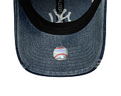 Dámská Kšiltovka New Era - MLB Wash & Distressed Denim 9TWENTY - NY Yankees - Pastel Blue