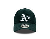 Kšiltovka New Era - MLB Cord 9FORTY M-CROWN - Oakland Athletics - Dark Green