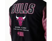 Bunda New Era - NBA Patch Varsity Jacket - Chicago Bulls - Black
