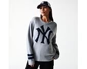 Svetr New Era - MLB Sweater Knit - NY Yankees - Heather Grey