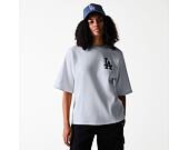 Triko New Era - MLB Waffle Tee - LA Dodgers - Grey