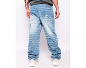 Džíny Karl Kani - Og K Aop Carpenter Straight Leg Jeans Blue