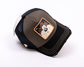 Kšiltovka Capslab - Looney Tunes Trucker - Distress Taz - Black /Brown