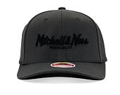 Mitchell & Ness Pinscript Redline Snapback Branded Charcoal Cap