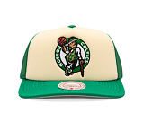Kšiltovka Mitchell & Ness - NBA Vintage Block Trucker - Boston Celtics - Cream