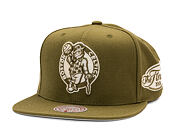 Cap Mitchell & Ness - NBA Fashion Basic Snapback - Boston Celtics - Olive