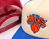 Kšiltovka Mitchell & Ness - NBA Vintage Block Trucker - New York Knicks - Cream