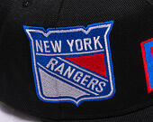Kšiltovka Mitchell & Ness - NHL Busted Pro - New York Rangers - Black