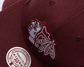 Cap Mitchell & Ness - NHL Fashion Basic Snapback - Chicago Blackhawks - Dark Purple
