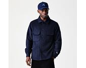 Jacket New Era - Branded Shacket - Navy