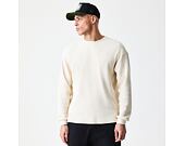 Tee New Era - Branded Longsleeve Waffle Tee - Cream