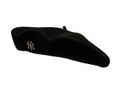 Womens Beret New Era - MLB Wool Pin Beret - NY Yankees - Black