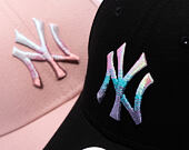 Womens Cap New Era - MLB Womens Metallic Logo 9FORTY - NY Yankees - Black / Ink Purple