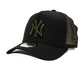 Cap New Era - MLB Essential 9FORTY Trucker - NY Yankees - Black / Rifle Green