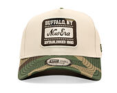 Cap New Era - Branded Camo Patch 9FORTY A-Frame - Stone / Woodland Camo