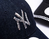 Womens Cap New Era - MLB Womens Distressed 9FORTY - NY Yankees - Blue