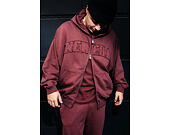 Sweatshirt New Era - Branded Washed Full-Zip Hoody - Burgundy